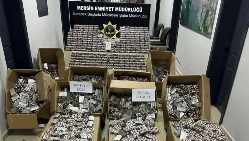 Mersin'de 387 Bin Uyuşturucu Hap Operasyonu: Detaylar ve Gelişmeler