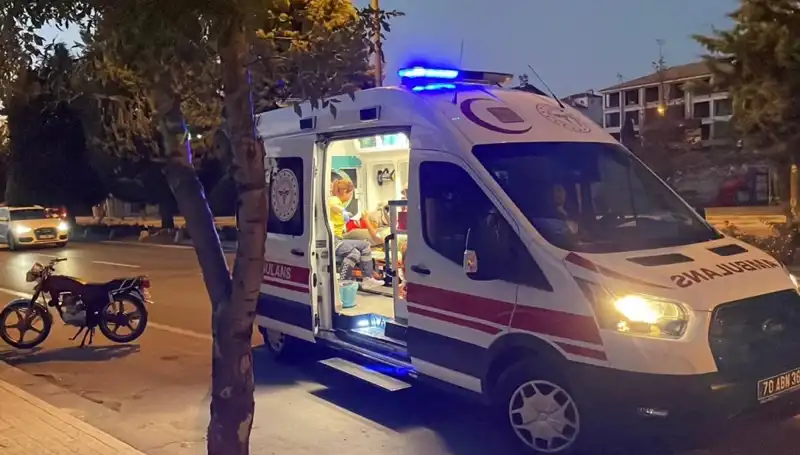 Otomobilin Çarptığı Motosiklet 70 Metre Sürüklendi, Sürücü Kaçtı!