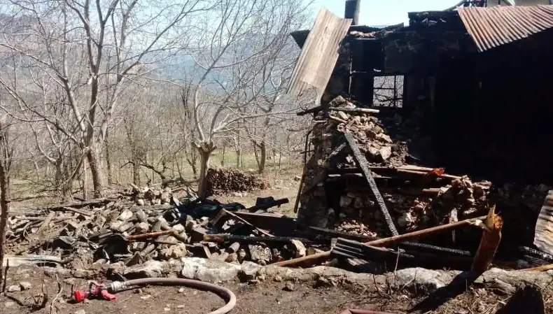 Karaman'da Müstakil Evde Çıkan Yangında Kan Donduran Bilgiler!