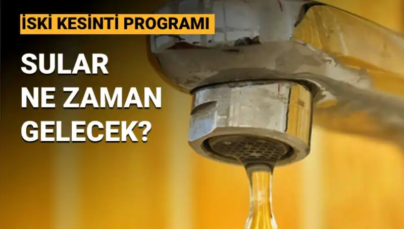 İstanbul'da Su Kesintisi Müdahale Programı: 3 Mayıs'ta Sular Ne Zaman Gelecek?