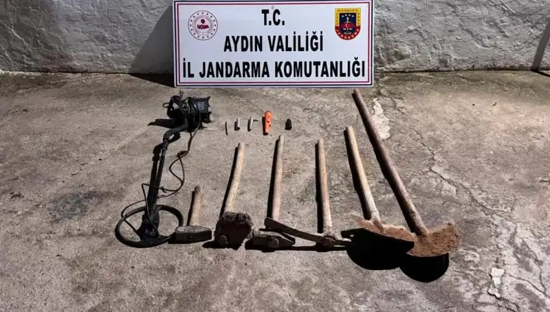 Aydın'da Kaçak Kazı Operasyonu: Suçüstü Yakalanan Çeteye Şok Darbe