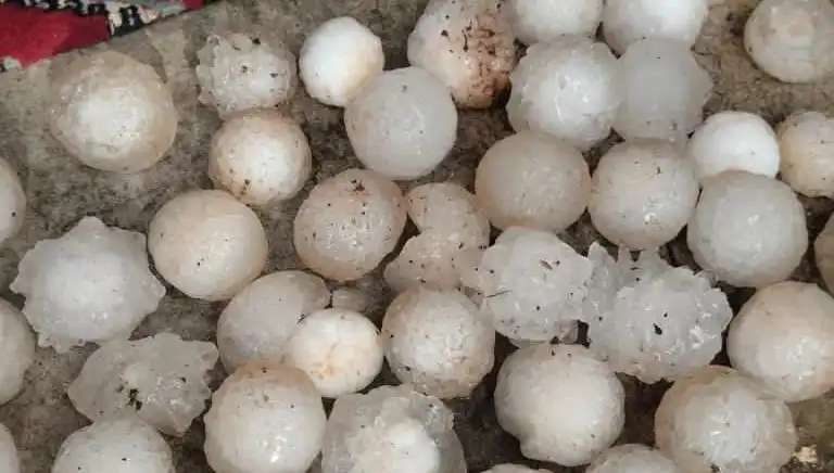 Şanlıurfa'da Kar Topu Büyüklüğünde Dolu Yağışı Şaşırttı!