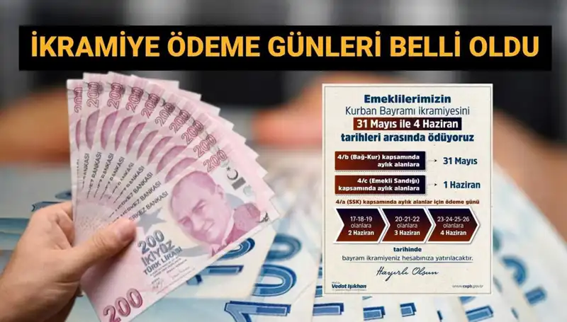 Emekli Bayram İkramiye Tarihleri Açıklandı! Ne Zaman Yatacak?